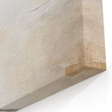 Modern Minimalist Art - Abstract Figure Canvas in Neutral Earth Tones