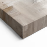 Modern Minimalist Art - Abstract Figure Canvas in Neutral Earth Tones