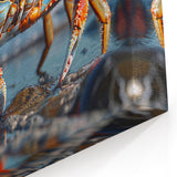 Crab Canvas Print - Vibrant Marine Life Art for Coastal Home Decor