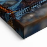 Crab Canvas Print - Vibrant Marine Life Art for Coastal Home Decor