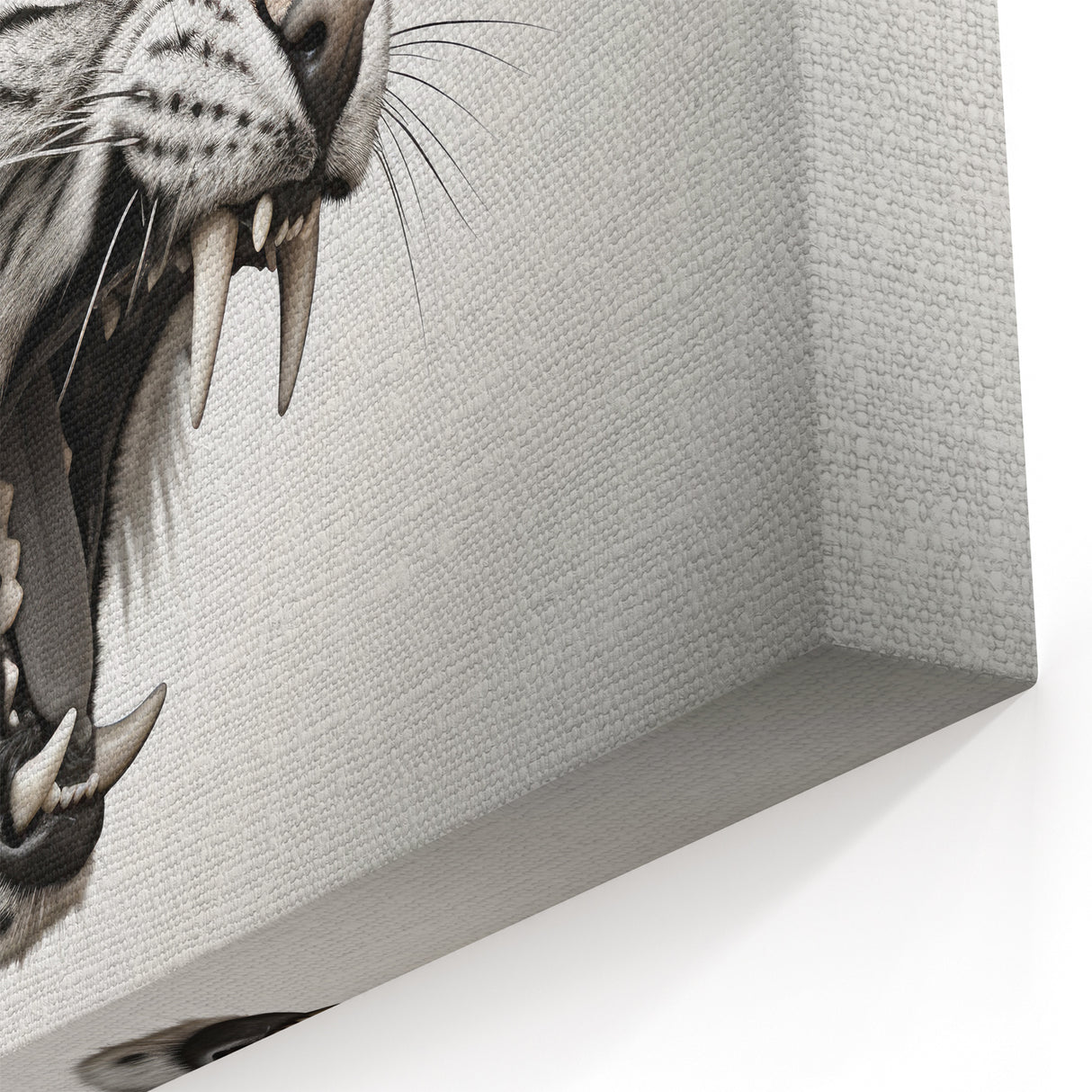 Fierce Lynx Wall Art - Dramatic Wildlife Canvas & Framed Prints