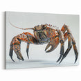 Crab Wall Art - Detailed Marine Life Print for Modern Coastal Decor