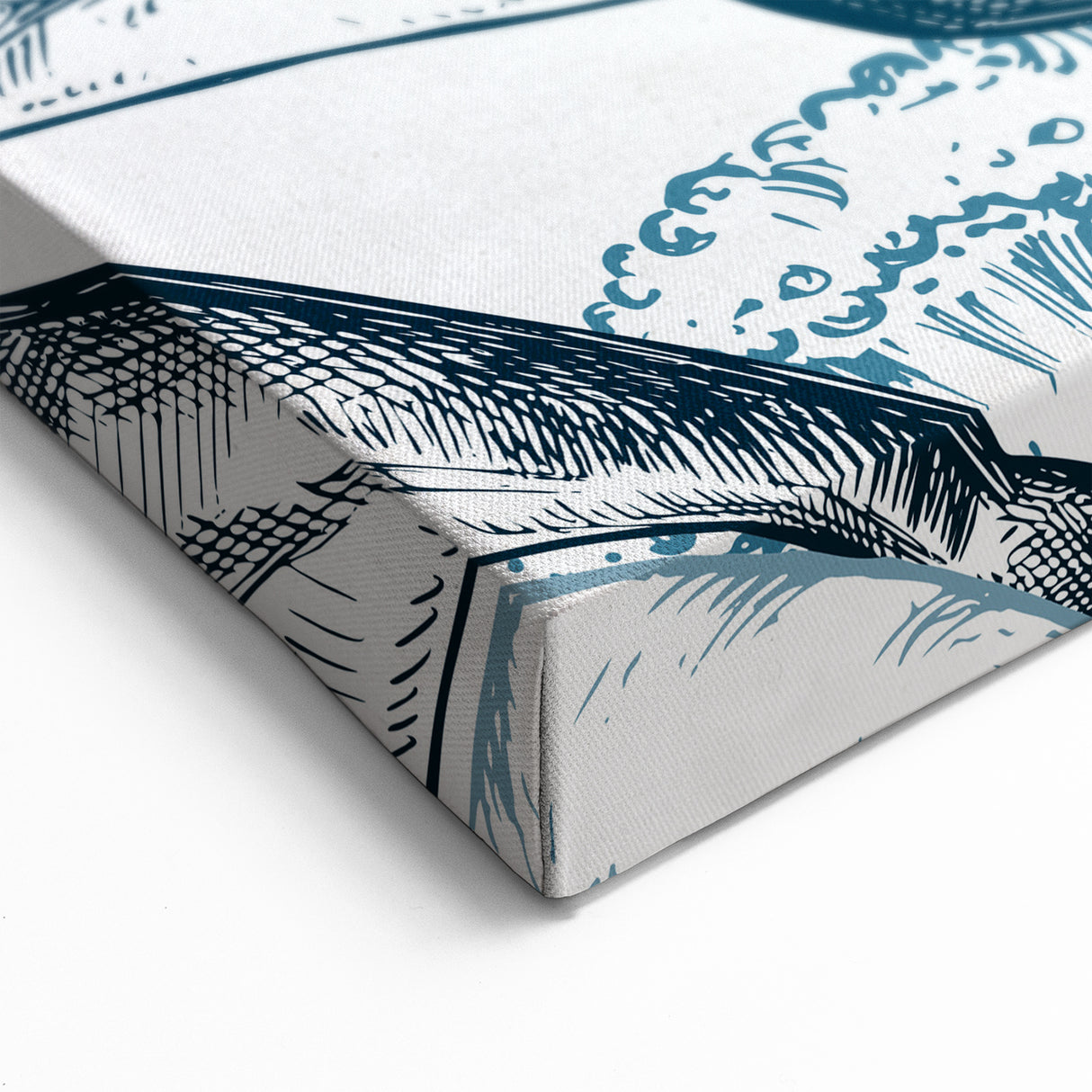 Dolphin Wall Art - Coastal Marine Life Canvas Print for Ocean Lovers