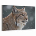 Lynx in Snow Wall Art - Stunning Nature Canvas & Framed Print Decor