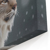 Lynx in Snow Wall Art - Stunning Nature Canvas & Framed Print Decor
