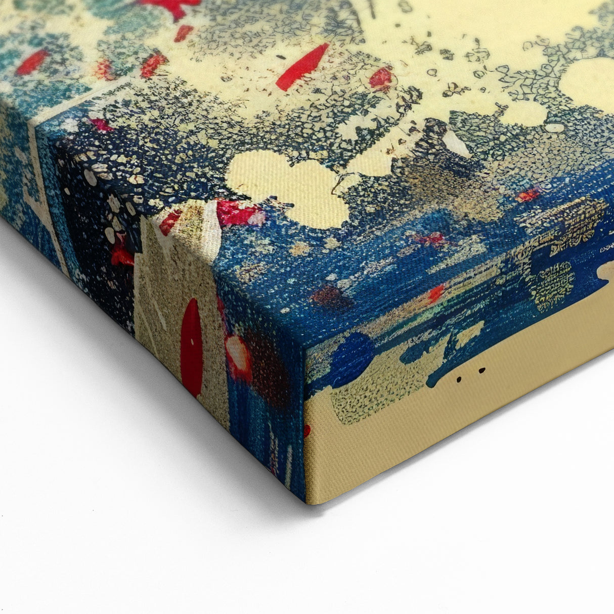 Vibrant Dolphin Wall Art - Bold Sunset Marine Life Canvas Print