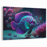Vibrant Fish Wall Art - Marine Life Canvas Print for Underwater Decor