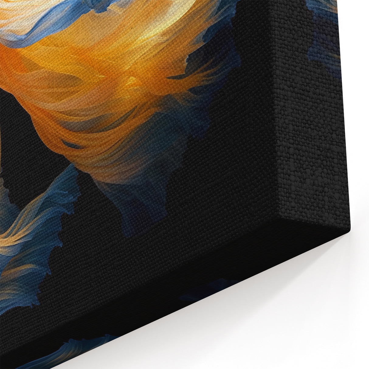 Elegant Betta Fish Wall Art - Dramatic Marine Life Canvas Print Decor