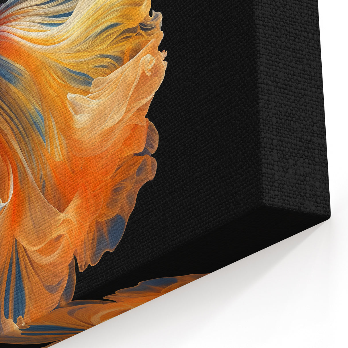 Flowing Betta Fish Wall Art - Stunning Marine Life Canvas Print Decor