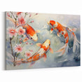 Serene Koi Fish Wall Art - Elegant Marine Life Canvas Print Decor