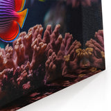 Colorful Reef Fish Wall Art - Vibrant Marine Life Canvas Print Decor