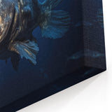 Giant Grouper Wall Art - Powerful Marine Life Canvas Print Decor