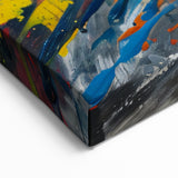 Abstract Horse Wall Art - Dynamic Splash of Colors on Canvas Print