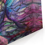 Abstract Fish Art Print - Vibrant Marine Life Canvas for Coastal Decor