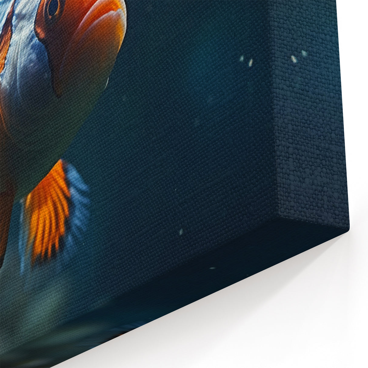 Vibrant Clownfish Wall Art - Ocean Fish Canvas Print for Coastal Decor