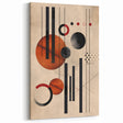 Minimalist Abstract Art - Modern Geometric Print with Earthy Tones