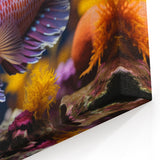 Vibrant Striped Fish Wall Art - Canvas, Framed & Acrylic Prints