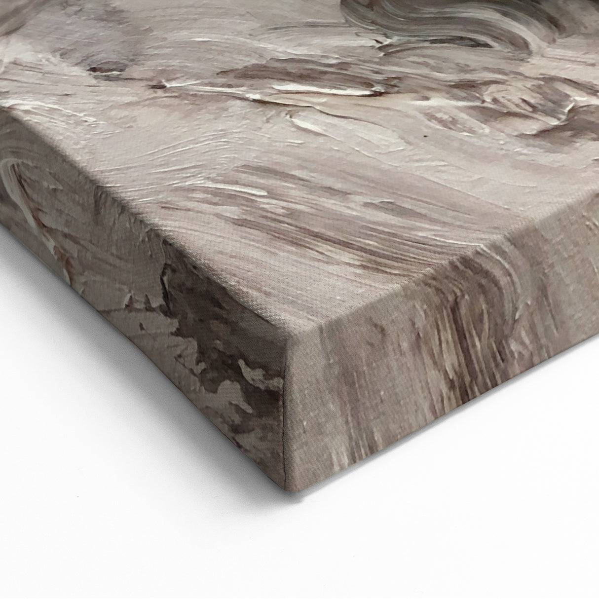 Powerful Brown Horse Wall Art - Rustic Equestrian Canvas Print Decor