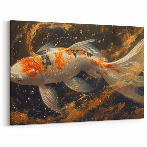 Elegant Koi Fish Wall Art - Canvas, Framed & Acrylic Prints