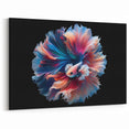 Vibrant Fish Wall Art - Betta Fish Canvas Print - Marine Life Decor