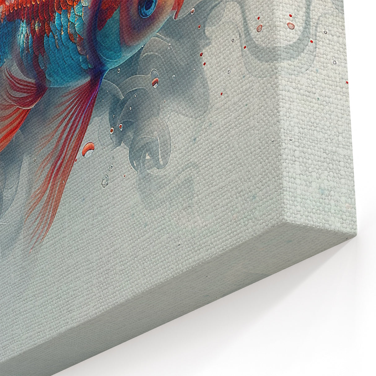 Elegant Fish Wall Art - Goldfish Canvas Print - Underwater Decor