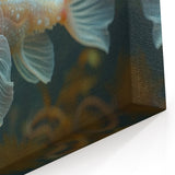 Ethereal Fish Wall Art - Translucent Fish Canvas Print - Ocean Decor