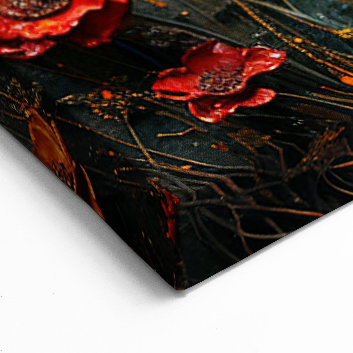 Elegant Horse in Floral Meadow Wall Art - Rustic Equestrian Decor