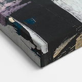 Abstract Geometric Brush Strokes - Modern Multicolor Canvas Art