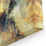 Fiery Abstract Strokes and Lines Art - Dynamic Multicolor Canvas Decor