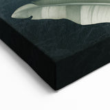 Modern Tropical Leaf Art - Green and Gold Botanical Canvas Decor