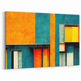 Modern Abstract Wall Art - Bold Geometric Color Block Canvas Design