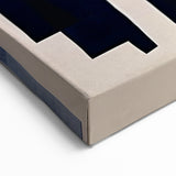 Modern Abstract Cityscape - Monochrome Urban Skyline Canvas Art