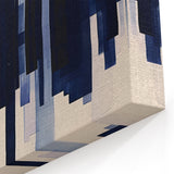 Modern Abstract Cityscape - Monochrome Urban Skyline Canvas Art