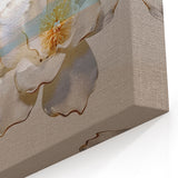 Modern Floral Abstract Art - Elegant Sunset and Bloom Canvas Decor