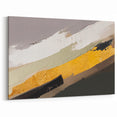 Textured Gold & Neutral Abstract Art - Modern Strokes Canvas Print