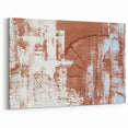 Rustic Woodgrain Abstract Art - Modern Earthy Canvas Print