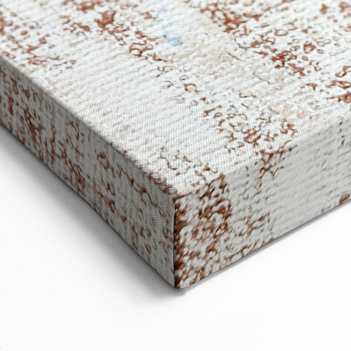 Rustic Woodgrain Abstract Art - Modern Earthy Canvas Print