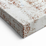 Rustic Woodgrain Abstract Art - Modern Earthy Canvas Print