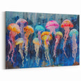 Vibrant Jellyfish Wall Art - Colorful Marine Life Canvas & Framed Prints
