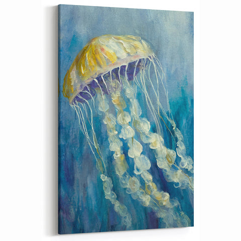 Abstract Jellyfish Wall Art - Dreamy Marine Life Canvas & Prints