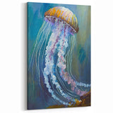 Vibrant Jellyfish Wall Art - Colorful Marine Life Canvas & Prints