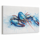 Lobster Wall Art - Coastal Marine Life Canvas & Framed Art Print Decor