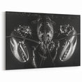 Black and White Lobster Art - Modern Marine Life Canvas & Framed Decor