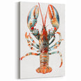 Modern Lobster Art - Contemporary Marine Life Canvas & Framed Decor