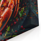 Gourmet Lobster Art - Culinary-Inspired Marine Life Canvas & Framed Print
