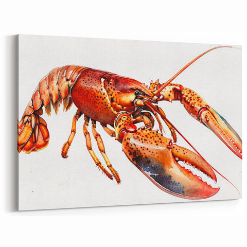 Elegant Lobster Art - Detailed Marine Life Canvas & Framed Decor