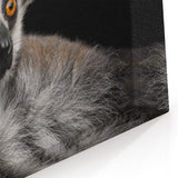 Lemur Wall Art - Exotic Animal Canvas Print