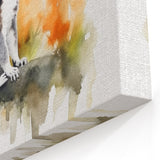 Graceful Lemur Art Print - Elegant Wildlife Wall Decor for Animal Lovers