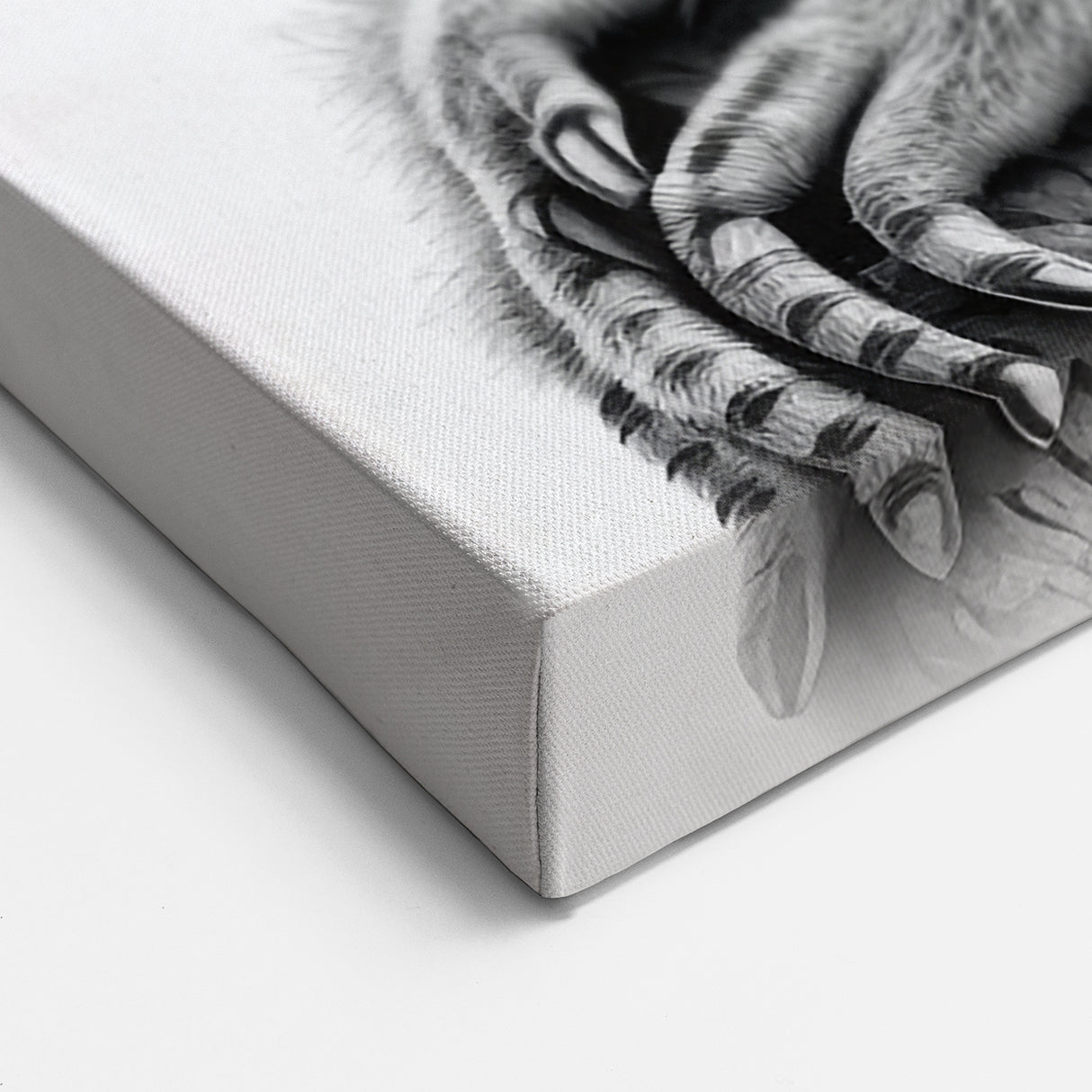 Monochrome Lemur Art Print - Elegant Black and White Wildlife Decor