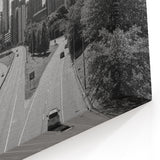 Black and White Atlanta Skyline Wall Art | Modern Cityscape Print